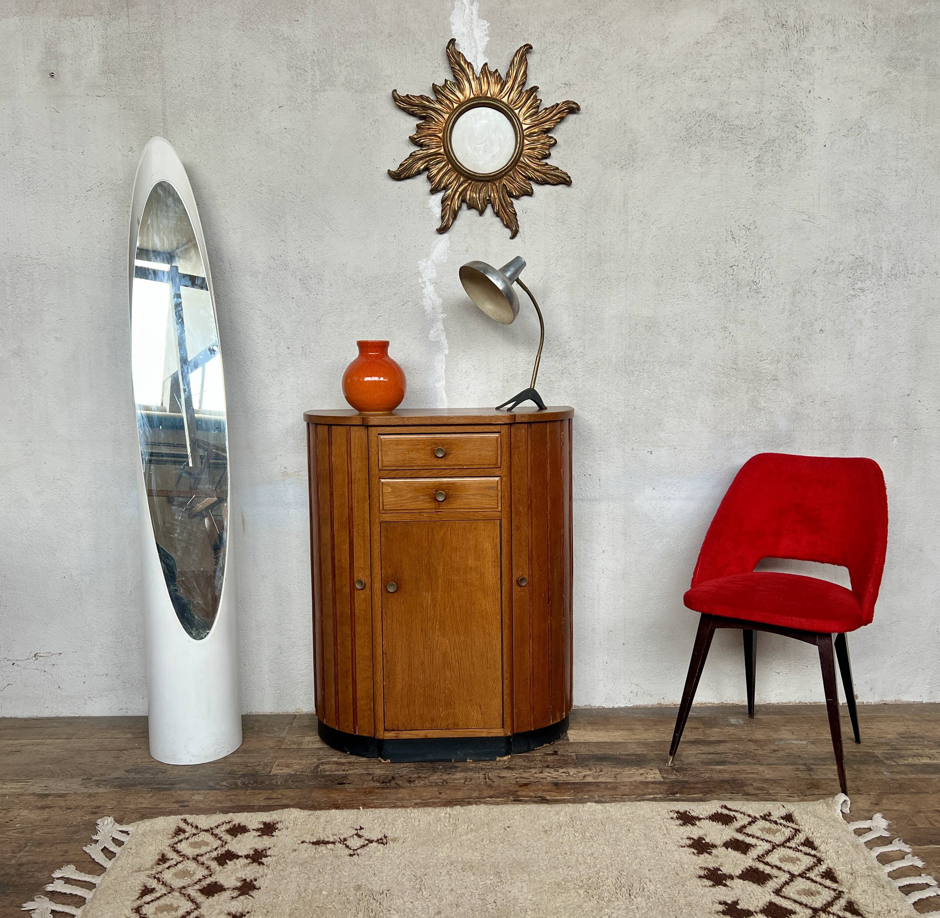 ✨ Stunning Art Deco oak cabinet – 1950s ✨