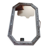 Miroir argenté ancien vintage