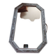 Old vintage silver mirror