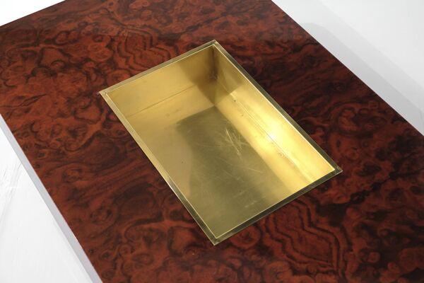 Table basse '' Alveo ''  attribuée à Willy Rizzo pour Mario Sabot, Italie