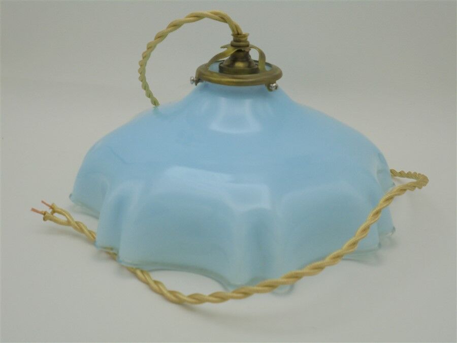 Opaline hanging lamp