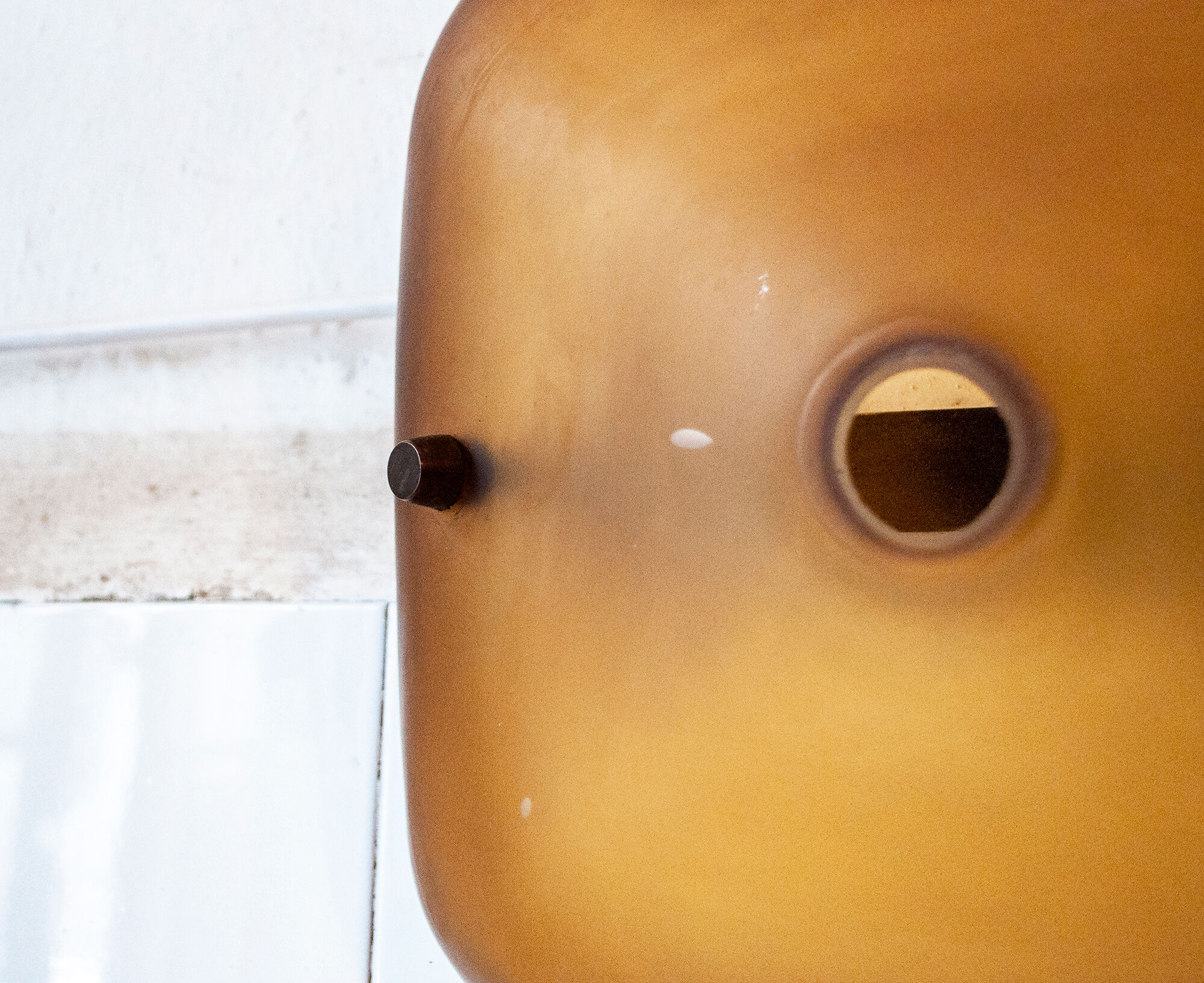 Italian Murano Glass Sconce Serie 4000 by Massimo Vignelli and Paolo Venini for Venini, 1950s