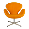 Yellow Model 3320 Swan Chair by Arne Jacobsen for Fritz Hansen