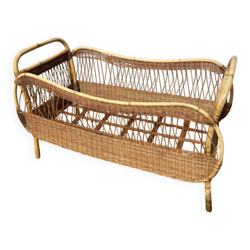Rattan children's bed