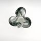Large Murano Vase Smoked Glass Sculptural 31.5cm 3.1kg