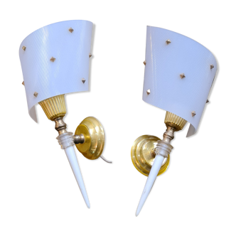 Pair of wall sconces