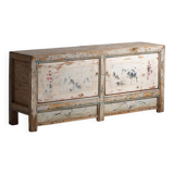Antique white solid wood sideboard (circa 1920)
