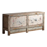 Antique white solid wood sideboard (circa 1920)