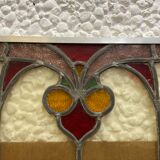 Art Nouveau stained glass window