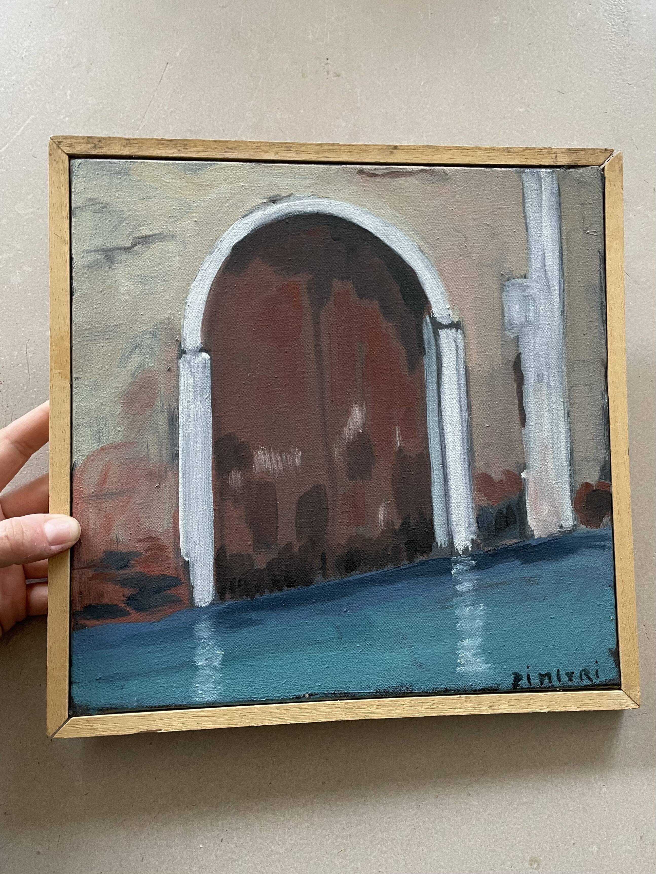 Oil on canvas signed Dimitri