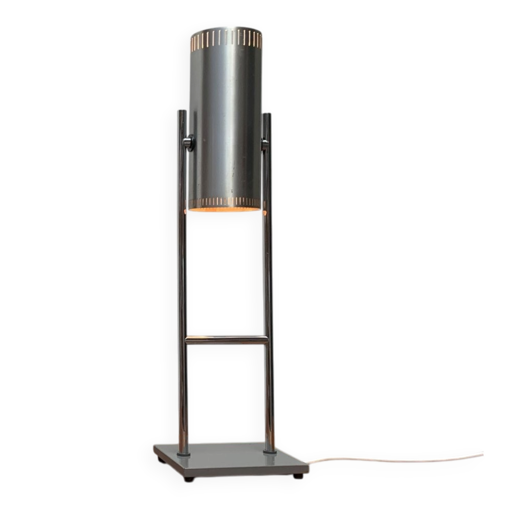 Danish mid-century Trombone table lamp by Jo Hammerborg for Fog & Mørup.