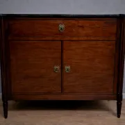 Buffet / cupboard with doors / accent piece in Louis XVI style made of mahogany.