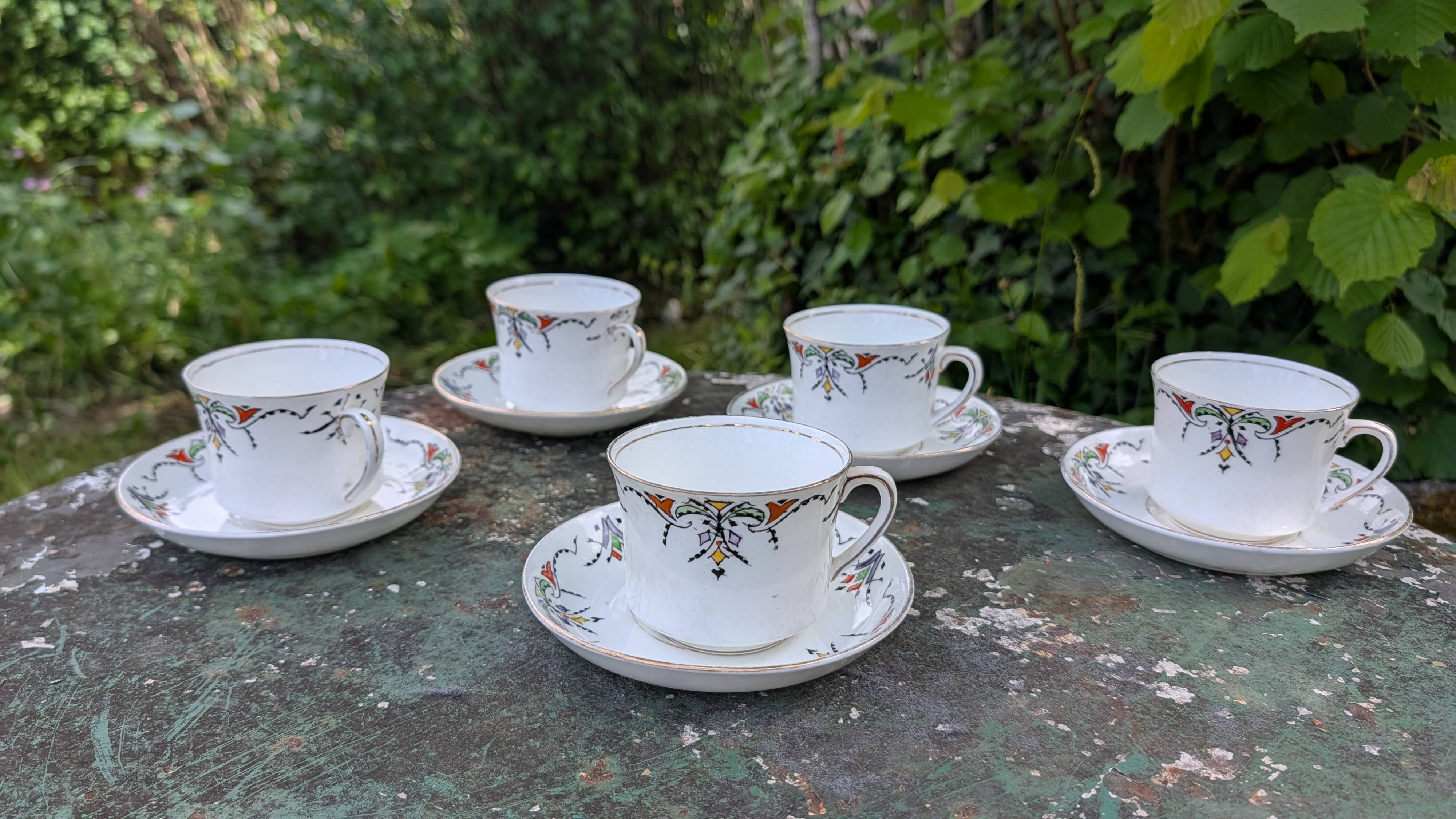 Art Deco English tea service Gladstone