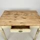 Early 20th century wooden work table or writing desk with original patina