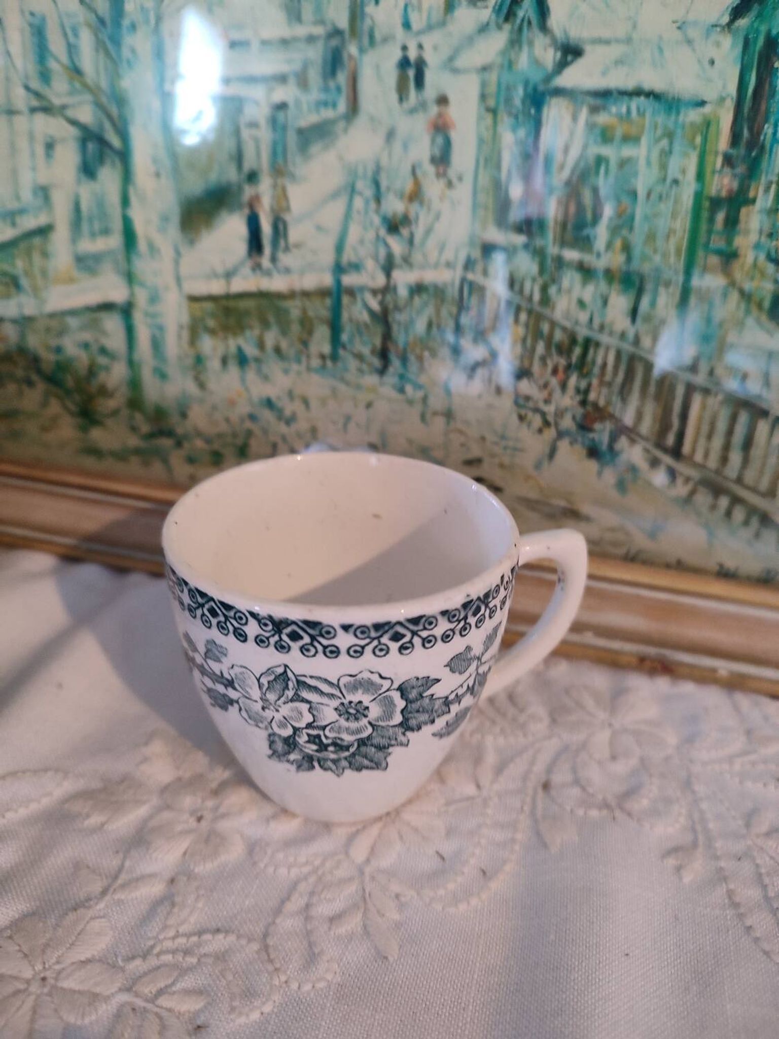 Tasse terre de fer St Amand modèle Guadeloupe