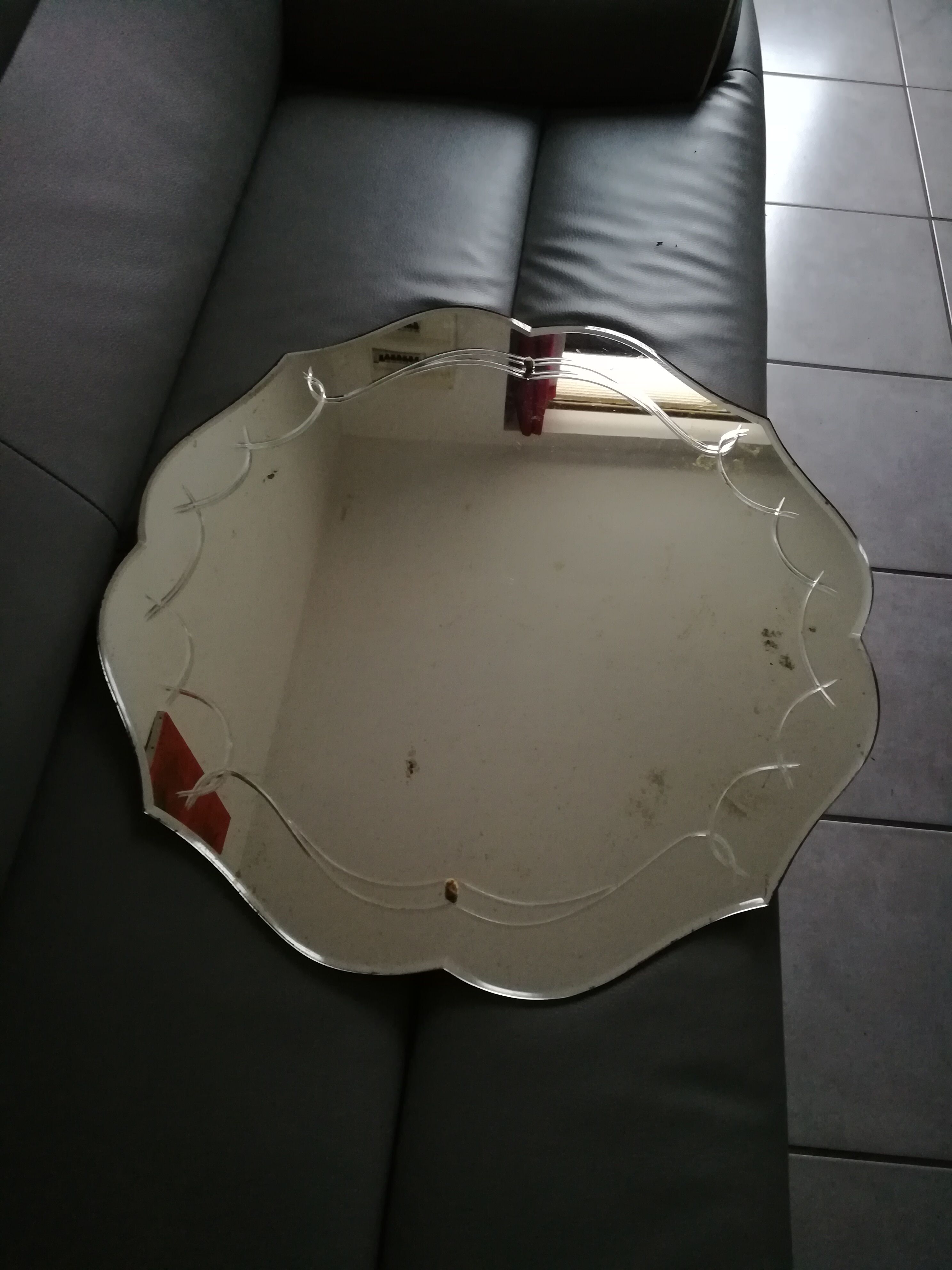 Mirror art deco years 30 / 40-58 x 58 cm