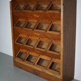 Large Dutch Beech Haberdashery Shop Cabinet, 1920s/30s