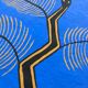 Painting Camille Cabanes - Blue Plant Snake