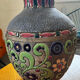 Amphora lamp vase Czechoslovakia Art Deco H 30 cm