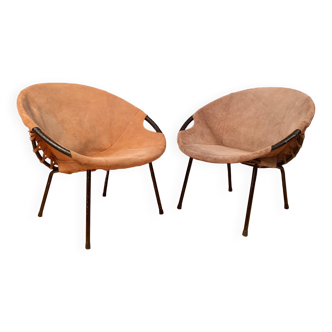 Paire de fauteuils conçus par Lusch Erzeugnis, Lusch & Co, Allemagne, années 1960