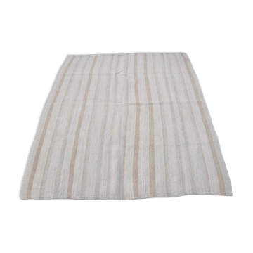 Turkish Handwoven Hemp Kilim Rug, sku 3663