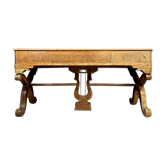 Magnific desk minister charles x era in light wood