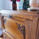 Commode chiffonnier art déco en chêne