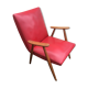 Vintage red armchair