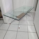 Coffee table with compass legs from the 60s