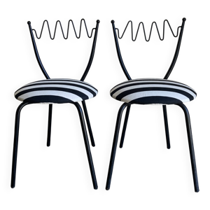 Paire de chaises Barbares - bonetti