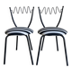 Pair of Barbarian chairs, Italian work, 1980 by Garouste & Bonetti.