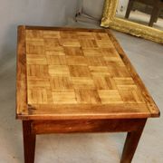 Coffee Table with Old Parquet Top