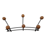 Vintage wall coat rack