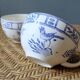 Set of 2 Gien breakfast cups/bowls – Blue Bird decor