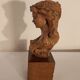 Bust girl in terracotta Nico Venzo