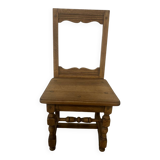 Solid oak chair for children