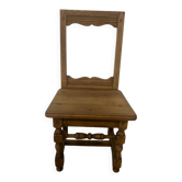 Solid oak chair for children