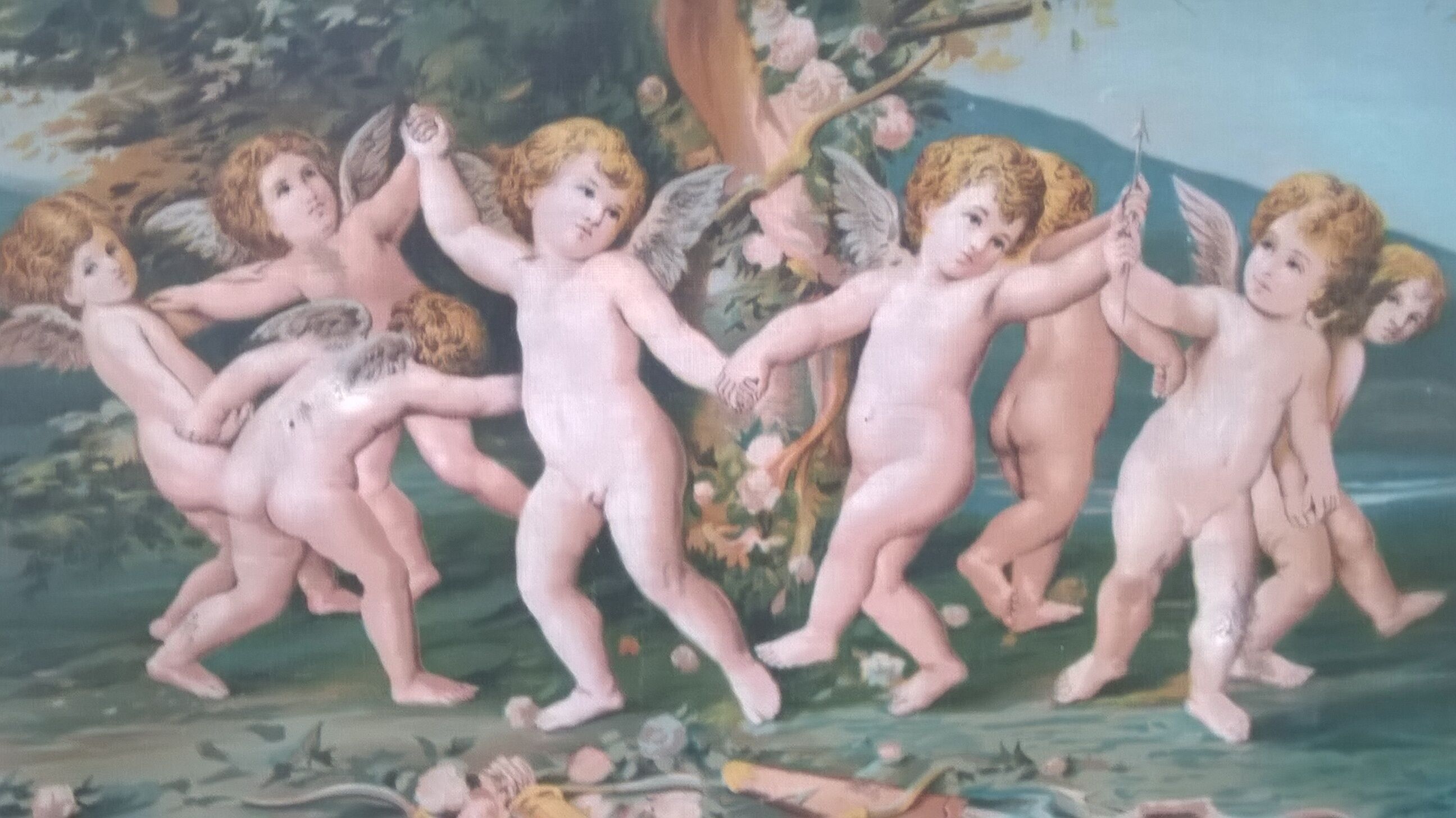 trumeau mirror louis xvi style 104x66cm