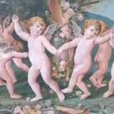 trumeau mirror louis xvi style 104x66cm