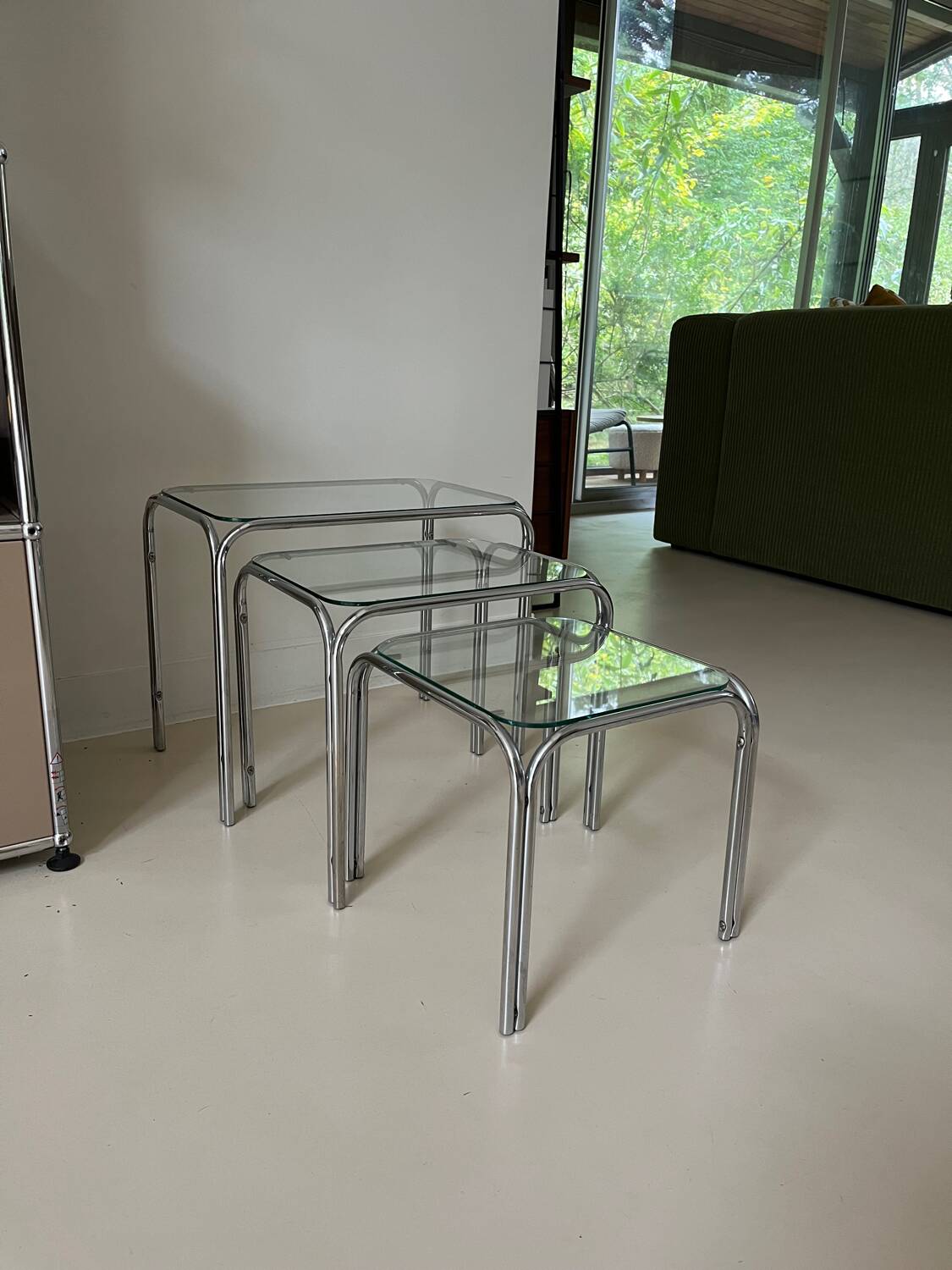 Three nesting tables