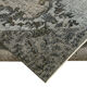 Tapis contemporain oriental des années 1970 168 cm x 260 cm tapis gris fait à la main