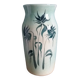 Vase signed Gabet hand-painted decoration