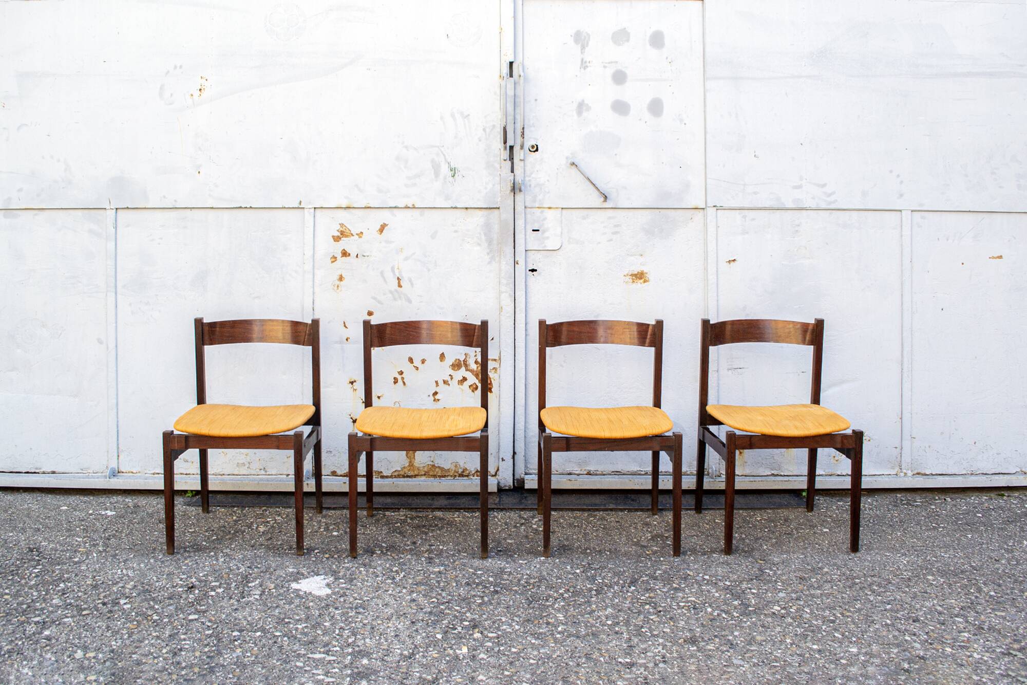 Sedie da pranzo nr. 104 di G. Frattini per Cassina, anno 1961, set di 4