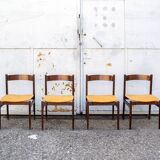 Sedie da pranzo nr. 104 di G. Frattini per Cassina, anno 1961, set di 4