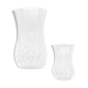 Duo de vases à facettes en cristal d’Arques