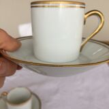 3 cups and their limoges porcelain undercup