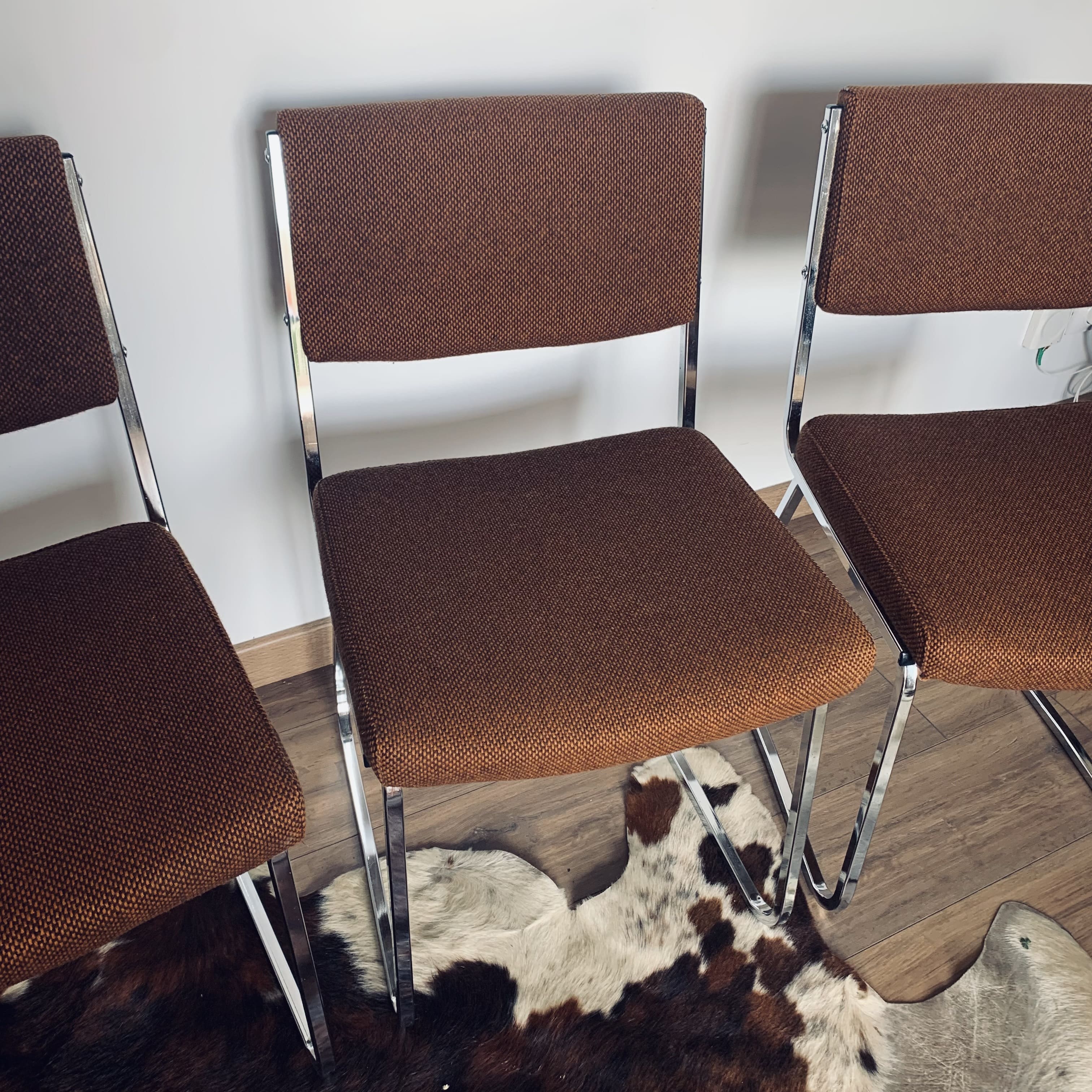 Ensemble de 4 chaises vintage