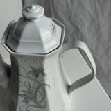 Mitterteich Bavaria teapot with blue lily pattern