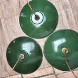 3 enamelled sheet metal suspensions