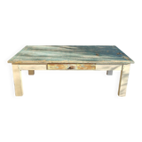 Patinated country coffee table
